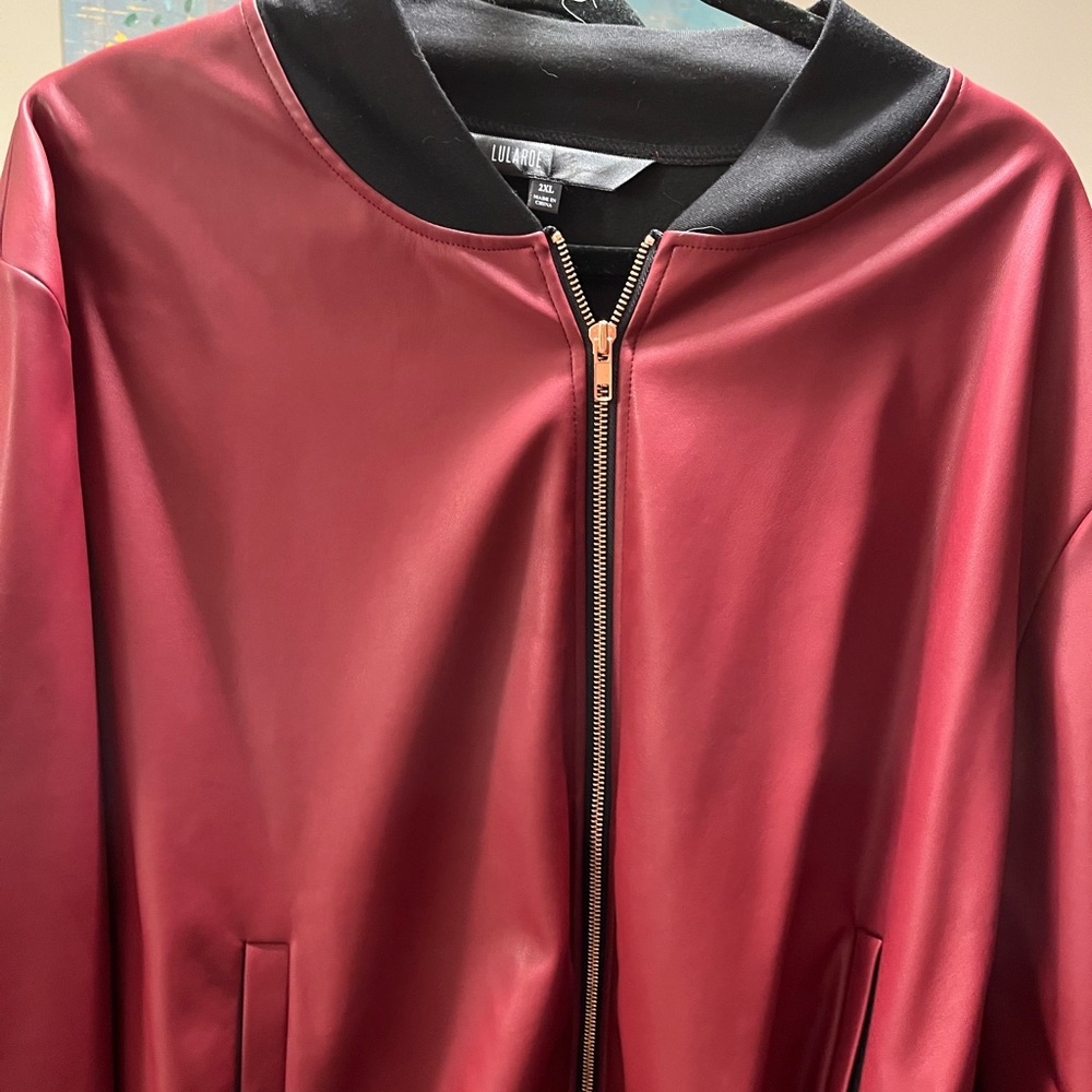 Lularoe Stevie bomber jacket 2xl
